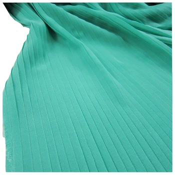 Zelena Naguban Pearl Šifon Tkanine Ogrlicom Krpo Obleko Oblačila Craft Šivalni Materiali 150 CM 59